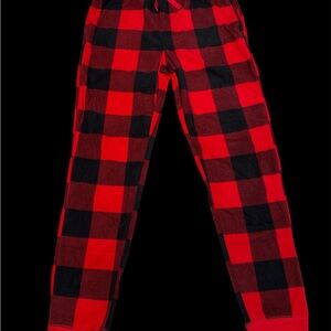 Old Navy Red and Black Checkered Pajama Pants